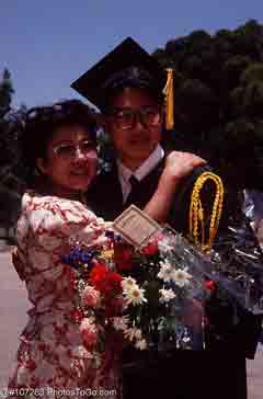 Mother and Son Graduation
